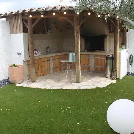 Villa Kaben Superbe 4 Etoiles, Piscine Chauffee, Sauna, Jacuzzi, Petanque, Sans Vis A Vis Saint-Genies-de-Fontedit