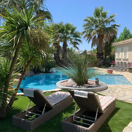 Villa Kaben Superbe 4 Etoiles, Piscine Chauffee, Sauna, Jacuzzi, Petanque, Sans Vis A Vis *